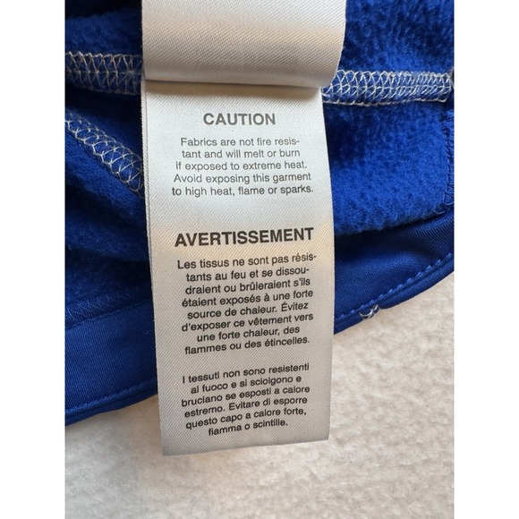 Columbia Jacket Mens Large Blue Omni Wick Full Zip Fleece Lined Hiking Outdoors - Picture 10 of 13